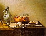 Pieter Claesz Pipes and Brazier USA oil painting reproduction